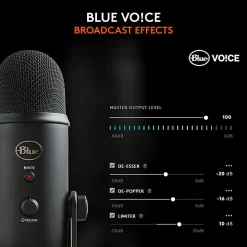 Blue Microphones Yeti USB Microphone, Blackout