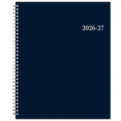 2026–2027 Blue Sky BS Enterprise Solid Navy Planning Calendar, 8.5 x 11, Enterprise Solid Navy Academic Year