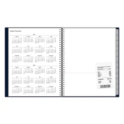 2026–2027 Blue Sky BS Enterprise Solid Navy Planning Calendar, 8.5 x 11, Enterprise Solid Navy Academic Year