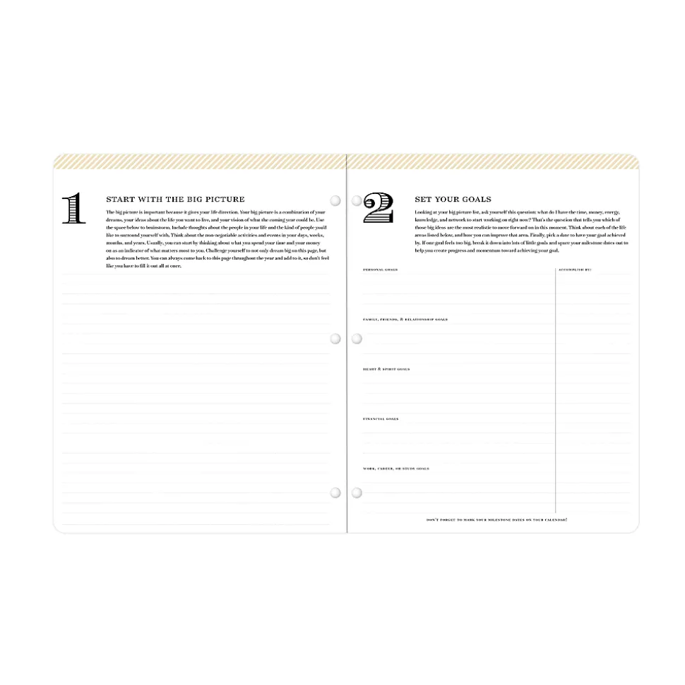 2026-2027 Blue Sky Day Designer Monthly Stapled Planner, 8-1/2" x 11", Kerridge Green, January 2026 To December 2027, 155626