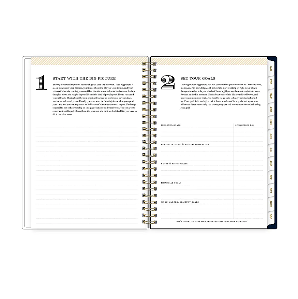 2026 Blue Sky Day Designer Weekly/Monthly Planner, 5-7/8” x 8-5/8", Savannah Blue, January To December, 157731