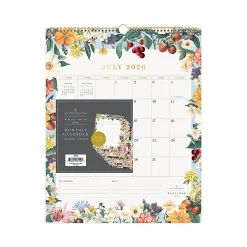 2026–2027 Blue Sky DD Assorted Floral Monthly Wall Calendar, 12 x 15, Assorted Academic Year
