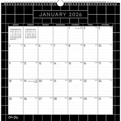 2026 Blue Sky Monthly Wall Calendar, 12” x 12”, Matrix, January To December, 155928