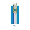 Blue Sky™ Noteworthy Gel Pens, Medium Point, 1.0 mm, Assorted Barrel Colors, Black Ink, Pack Of 3 Pens