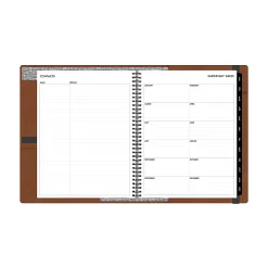 2026 Blue Sky Professional Weekly/Monthly Planner, 8-1/2” x 11”, Tan, January To December, 152945