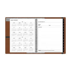 2026 Blue Sky Professional Weekly/Monthly Planner, 8-1/2” x 11”, Tan, January To December, 152945