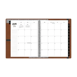 2026 Blue Sky Professional Weekly/Monthly Planner, 8-1/2” x 11”, Tan, January To December, 152945