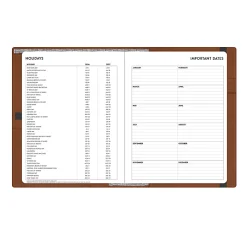 2026 Blue Sky Professional Weekly/Monthly Planner, 7” x 9”, Tan, January To December, 152946