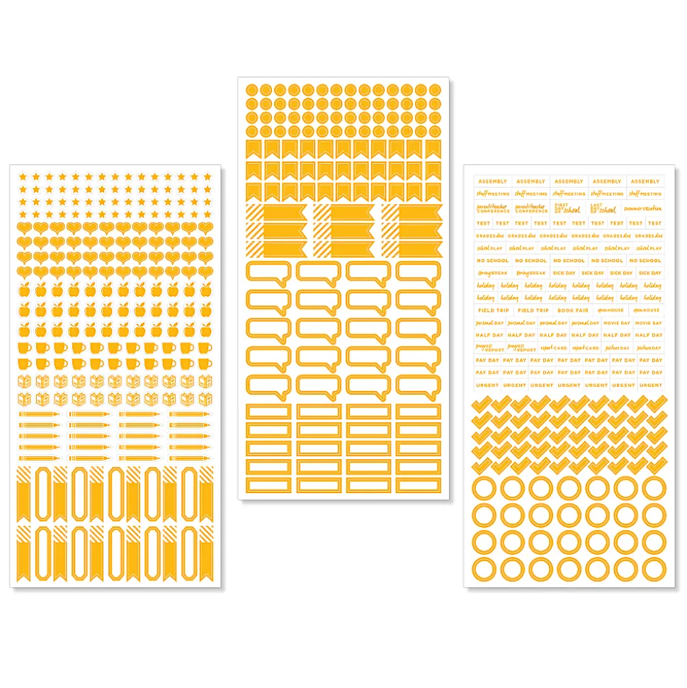 Blue Sky Teacher Sticker Book, 12 Sheets