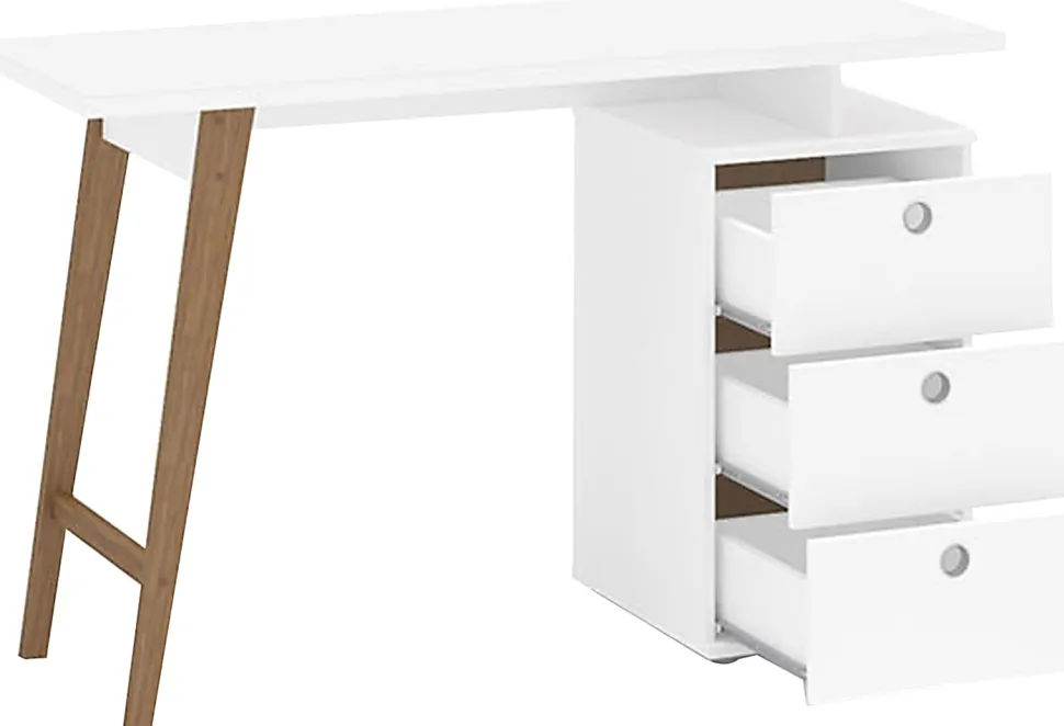 Boahaus Tokyo 48"W Computer Desk, White