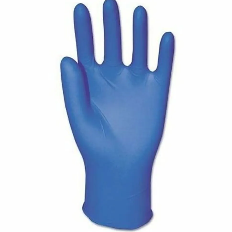 Boardwalk Disposable General-Purpose Powder-Free Nitrile Gloves, Medium, Blue, 5mil, Box Of 100 Gloves