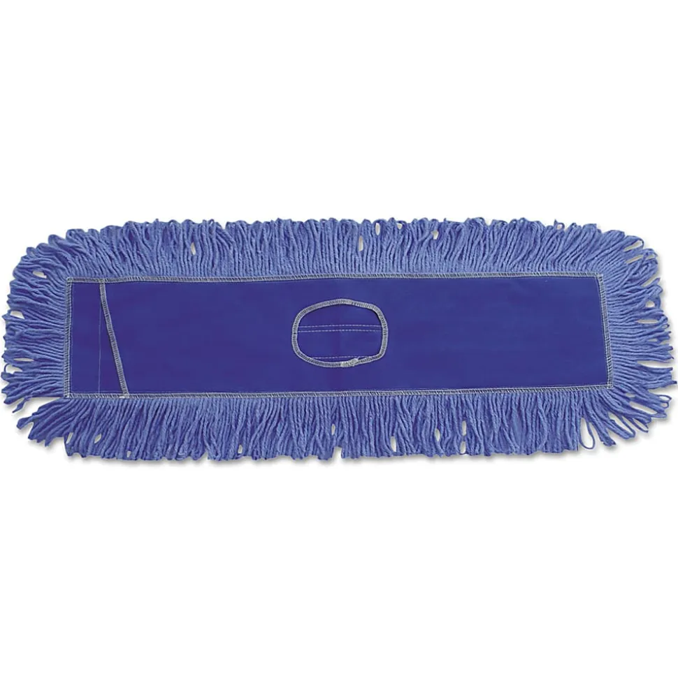 Boardwalk® Dust Mop Head, 24" x 5", Blue