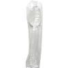 Boardwalk Heavyweight Wrapped Polypropylene Teaspoons, White, Case Of 1,000 Teaspoons