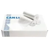 Boardwalk 0.4-mil Waste Can Liners, 24" x 23", 10 Gallons, White, 25 Bags Per Roll, Case Of 20 Rolls