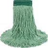 Boardwalk® Super Loop Wet Mop Head, Medium, Green