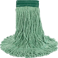 Boardwalk® Super Loop Wet Mop Head, Medium, Green