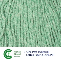 Boardwalk® Super Loop Wet Mop Head, Medium, Green
