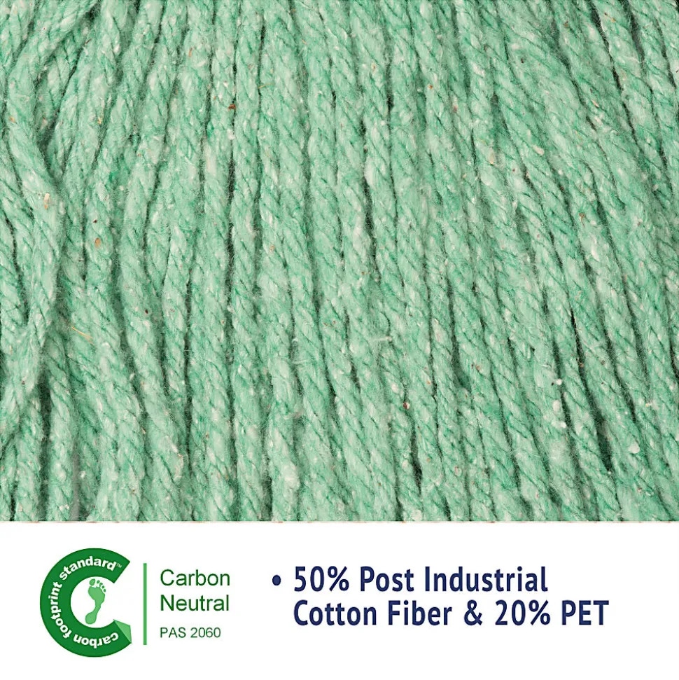 Boardwalk® Super Loop Wet Mop Head, Medium, Green