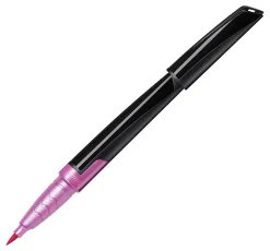 BodyMark by BIC® Temporary Tattoo Markers, New School, Brush Tip, Black Barrel, Assorted Ink Colors, Pack Of 3 Markers
