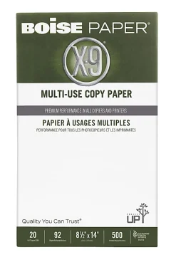 Boise® X-9® Multi-Use Printer & Copy Paper, 10 Reams, White, Legal (8.5