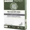 Boise® X-9® Multi-Use Printer & Copy Paper, 1 Ream, White, Letter (8.5" x 11"), 500 Sheets Per Ream, 24 Lb, 92 Brightness