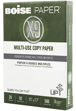 Boise® X-9® Multi-Use Printer & Copy Paper, 1 Ream, White, Ledger (11