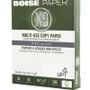 Boise® X-9® Multi-Use Printer & Copy Paper, 10 Reams, White, Letter (8.5" x 11"), 5000 Sheets Per Case, FSC® Certified, 20 Lb, 92 Brightness