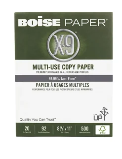 Boise® X-9® Multi-Use Printer & Copy Paper, 10 Reams, White, Letter (8.5