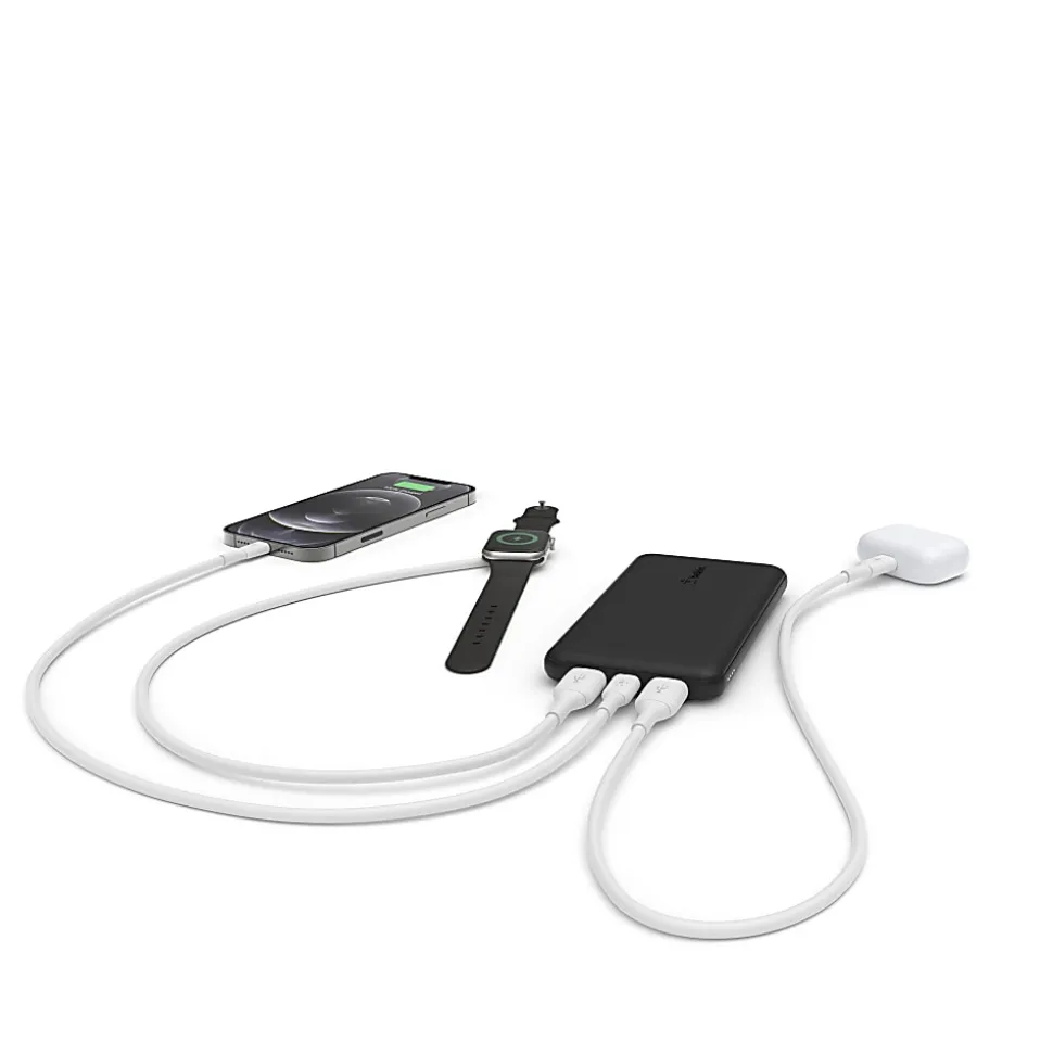 BoostCharge 15W, Power Bank 10K, Black