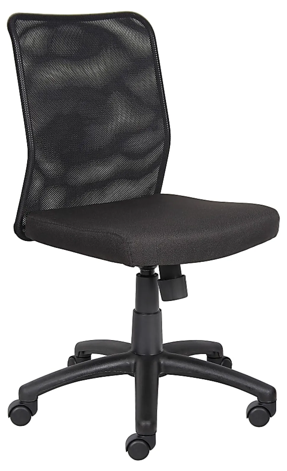 Boss Budget Mesh Armless Task Chair, Black