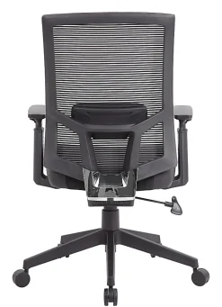 Boss Office Products Antimicrobial High-Back Task Chair With Arms, Black