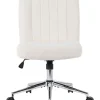 Boss Office Products Boucle Fabric Mid-Back Task Chair, Cream