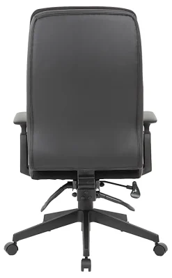 Boss Office Products Caressoft Executive Ergonomic High-Back Chair, Black