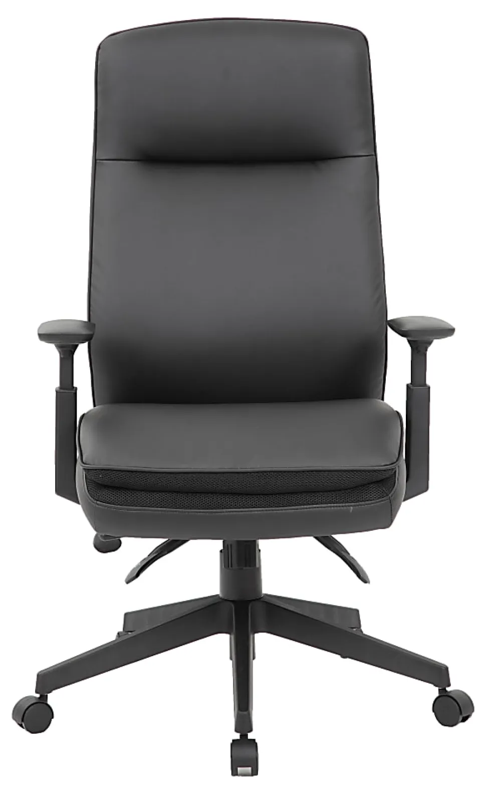 Boss Office Products Caressoft Executive Ergonomic High-Back Chair, Black