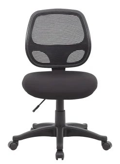 Boss Office Products Commercial Grade Ergonomic Mesh High-Back Task Chair, Black