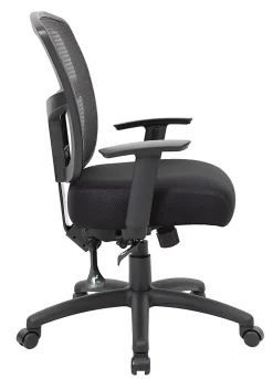 Boss Office Products Contract Mesh Mid-Back Task Chair, Black