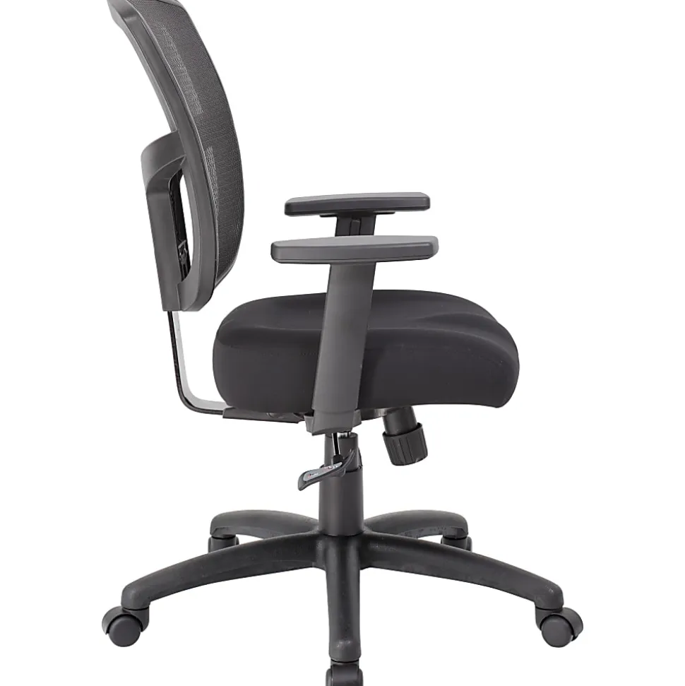 Boss Office Products Contract Mesh High-Back Task Chair, Black