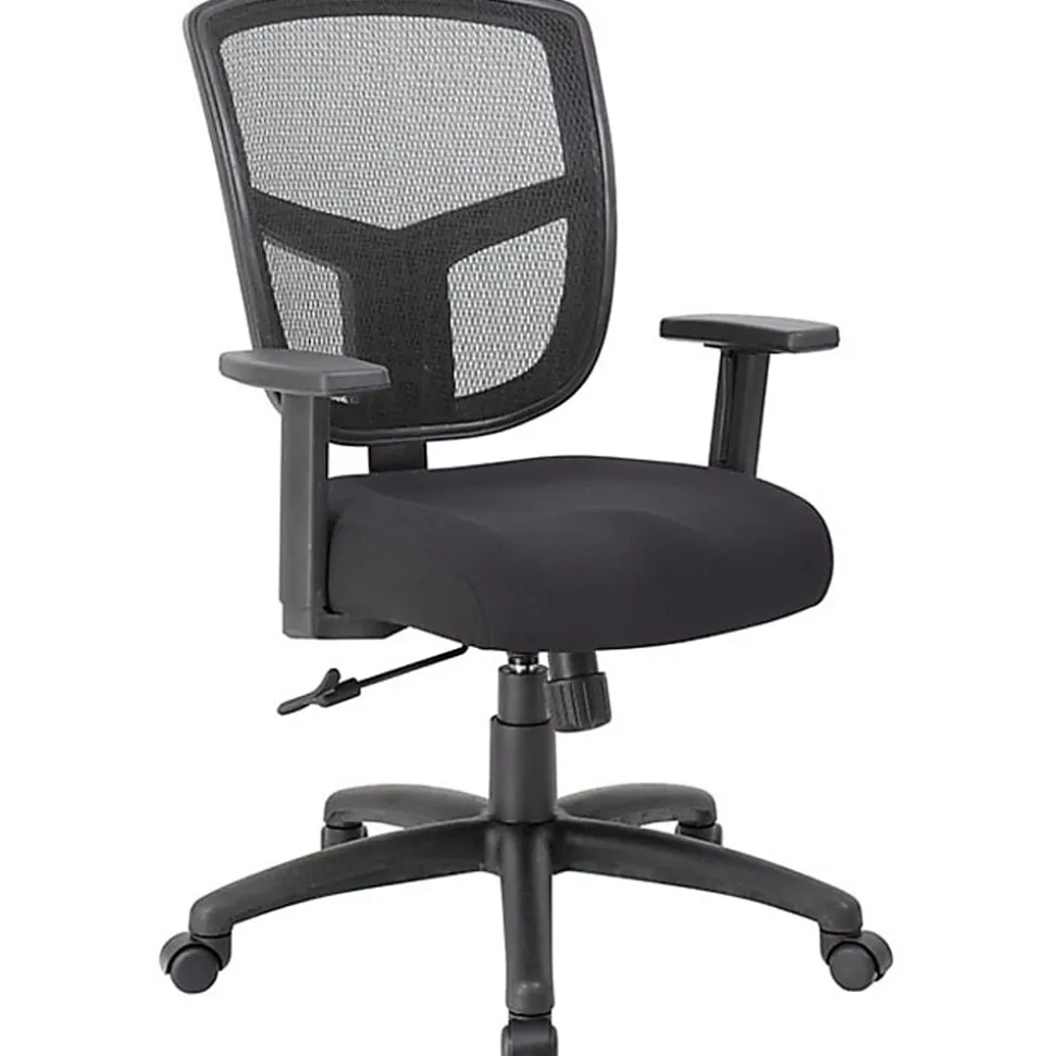 Boss Office Products Contract Mesh High-Back Task Chair, Black