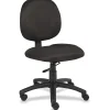 Boss Office Products Fabric Wide Back Task Chair, Black
