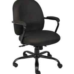Boss Office Products Heavy-Duty Mid-Back Task Chair, Black
