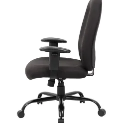 Boss Office Products Heavy-Duty Fabric Task Chair, Black
