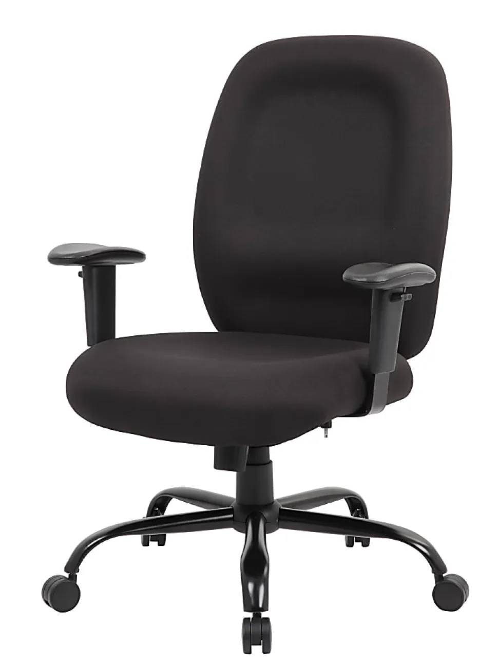 Boss Office Products Heavy-Duty Fabric Task Chair, Black