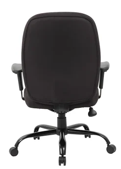 Boss Office Products Heavy-Duty Fabric Task Chair, Black
