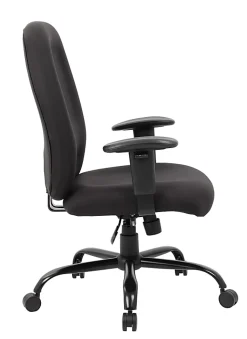 Boss Office Products Heavy-Duty Fabric Task Chair, Black