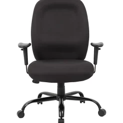 Boss Office Products Heavy-Duty Fabric Task Chair, Black