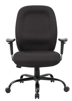 Boss Office Products Heavy-Duty Fabric Task Chair, Black