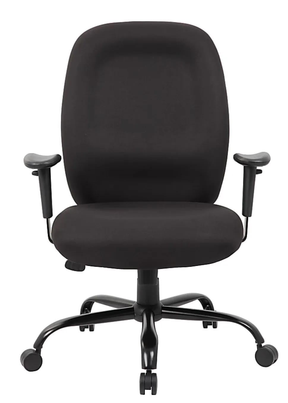 Boss Office Products Heavy-Duty Fabric Task Chair, Black