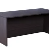 Boss Office Products Holland Suite Desk And Credenza With Dual File Storage Pedestals, Driftwood