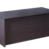 Boss Office Products Holland Series Executive U-Shape Desk With File Storage, Pedestal And Hutch, Driftwood