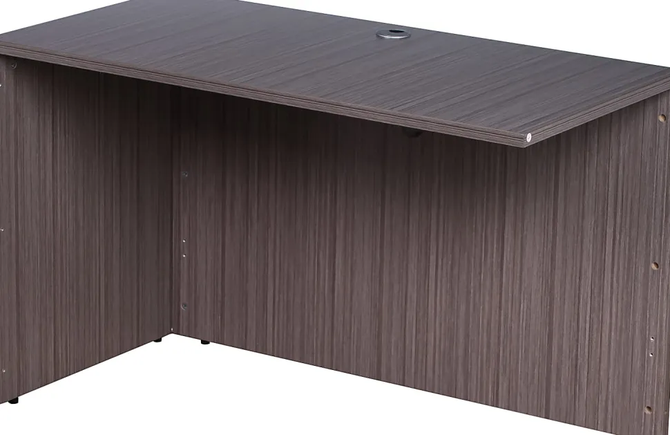 Boss Office Products Holland Series 71"W Executive L-Shaped Corner Desk With 2 File Storage Pedestals, Driftwood